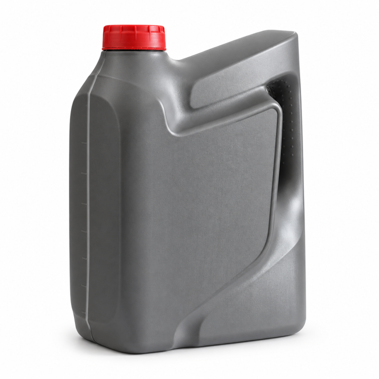 Charcoal container with red cap