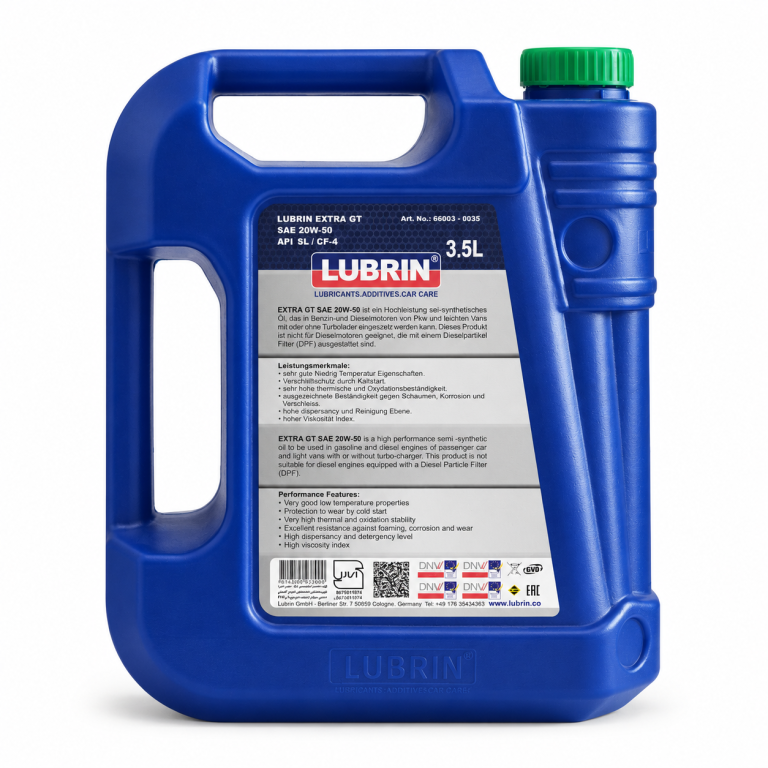 Lubrin oil container