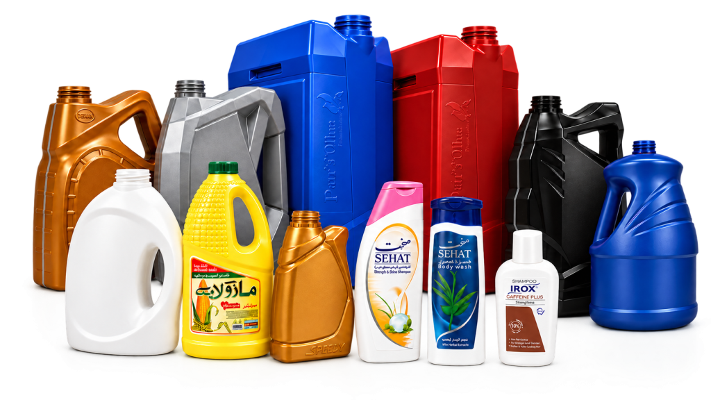 Taksazeh plastic bottles and jerrycans
