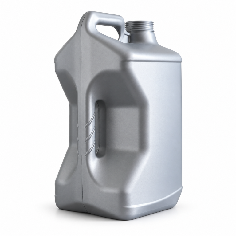 Silver oil container